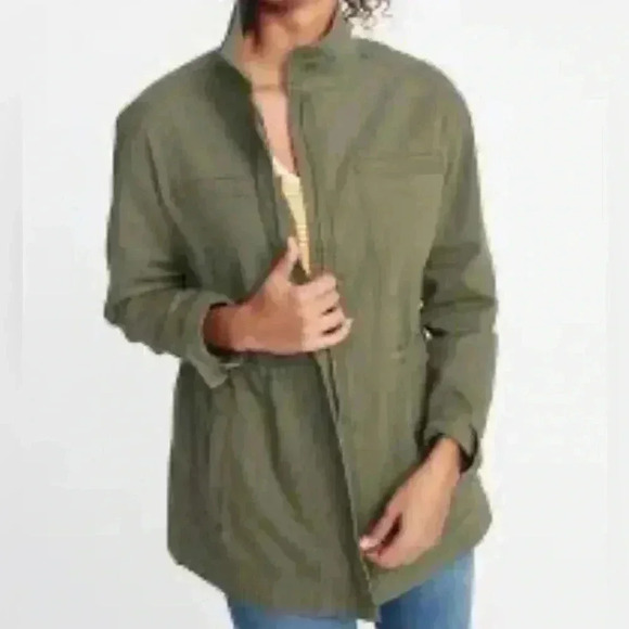 Old Navy Utility Jacket | Color Green | Size XS - Picture 1 of 14